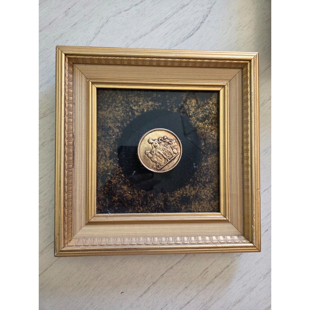 Vintage Turner Wall Hangings Classical Medallions #2507 Figures & Cupids